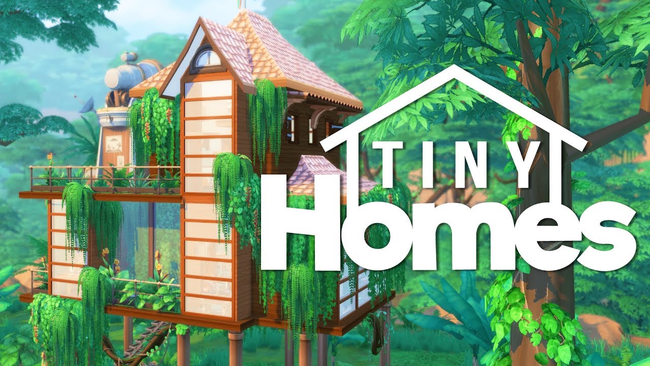 RENOVATED JUNGLE OBSERVATORY // The Sims 4 TINY HOMES House Building
