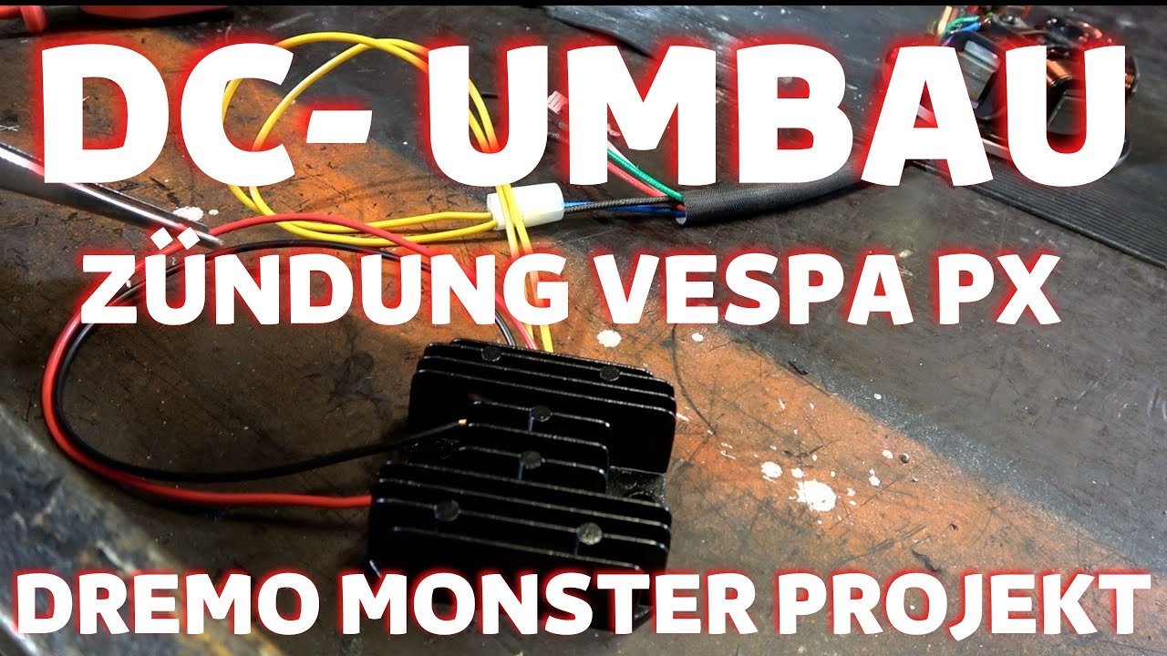 GÜNSTIG GLEICHSTROM IN DER VESPA |  DC UMBAU DER LUSSO ZÜNDUNG | VESPA TUNING