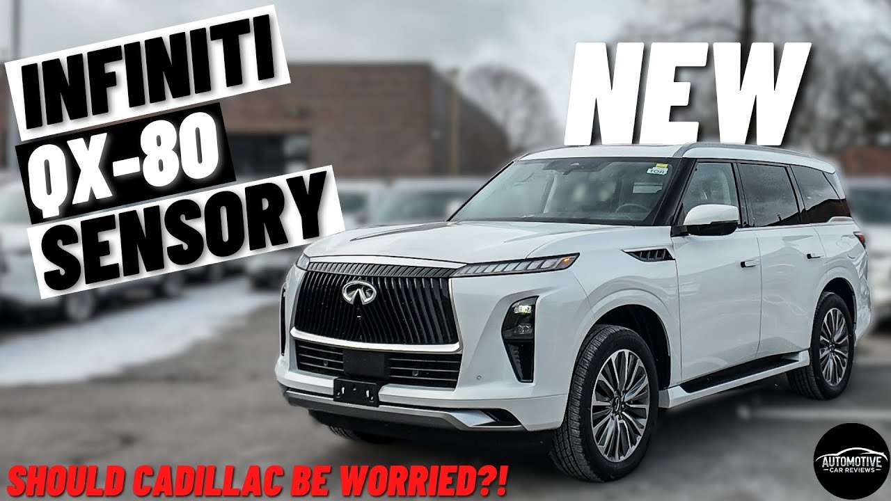 NEW 2025 INFINITI QX80 SENSORY! | *Full Walkaround Review* | Should Cadillac Be Worried?!