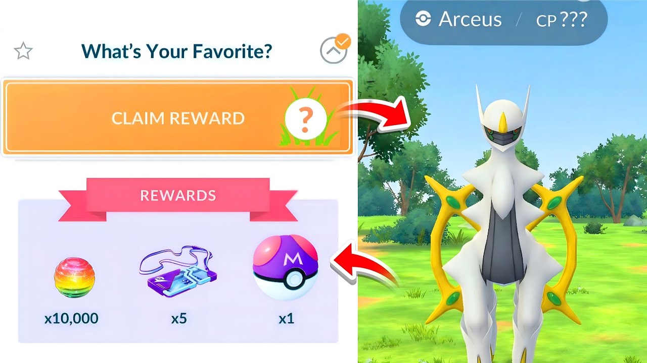 🤯 First ever ARCEUS ( God Of Pok&eacute;mons ) appearance in pokemon go.