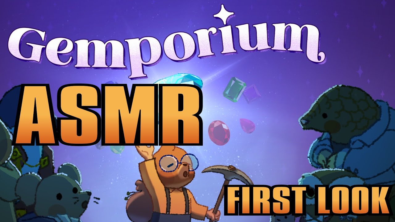 ASMR-гейминг 🎮 Gemporium. Милая расслабляющая инди-игра