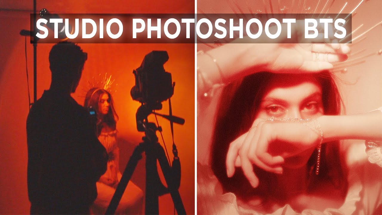 Студийная фотосессия за кулисами