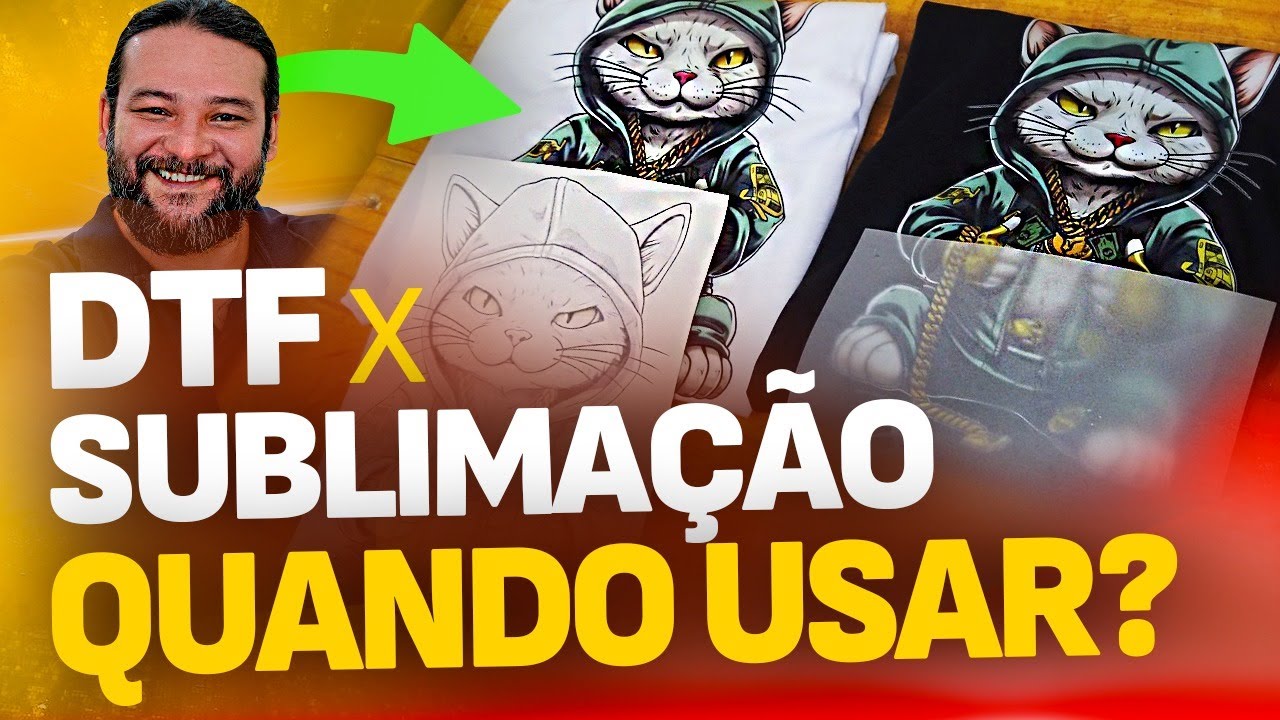 Sublimação e DTF - Como Estampar Camisetas!