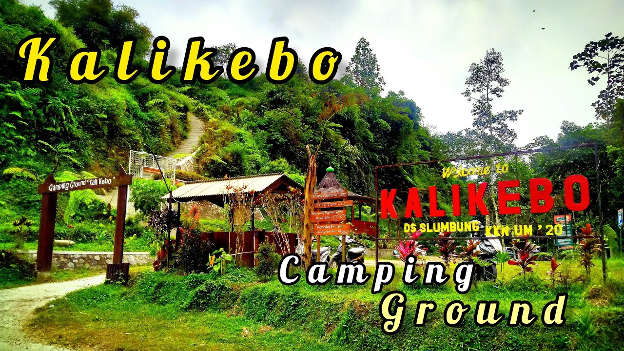 Kalikebo Blitar - Camping Ground di tepi sungai jernih fasilitas lengkap