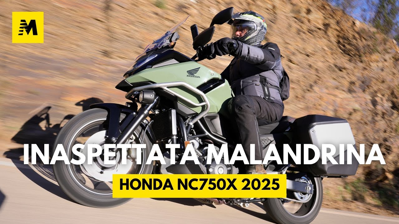 Prova su strada Honda NC 750X 2025: è davvero migliorata?