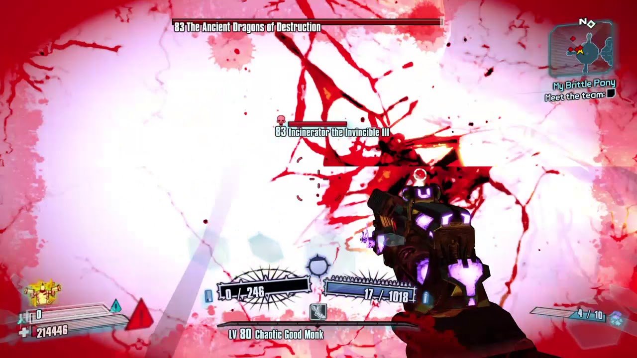 Borderlands 2 Salvador vs Ancient Dragons L80 28secs