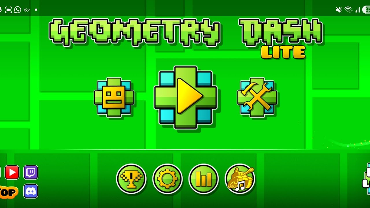 Otro día jugando geometry dash