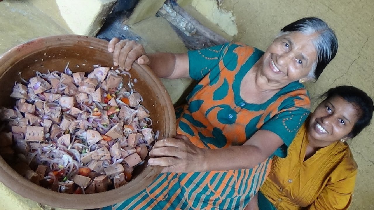 Healthy Jackfruit Recipe | Jackfruit Salad prepared in my Village by Mom and Daughter ❤ Village Life