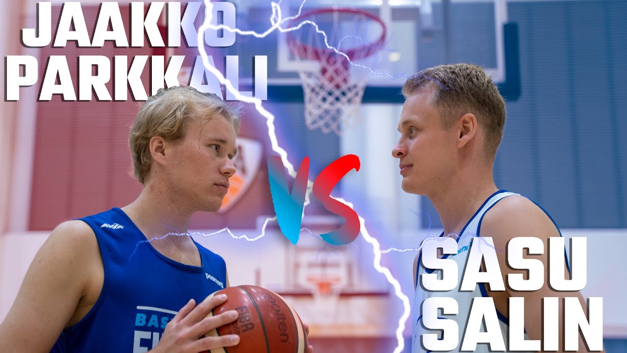 Basketball Challenge: Sasu Salin vs Jaakko Parkkali