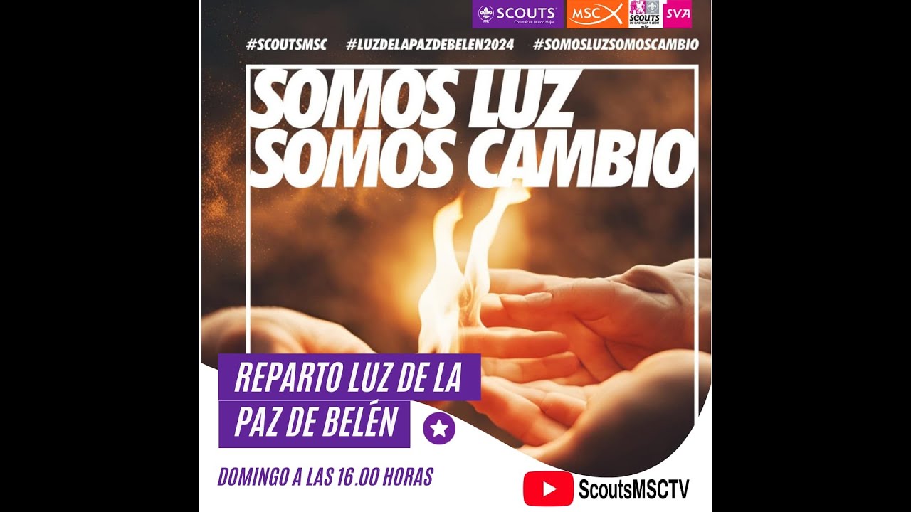 CEREMONIA LUZ DE LA PAZ DE BELÉN. VALLADOLID 15 de diciembre de 2024
