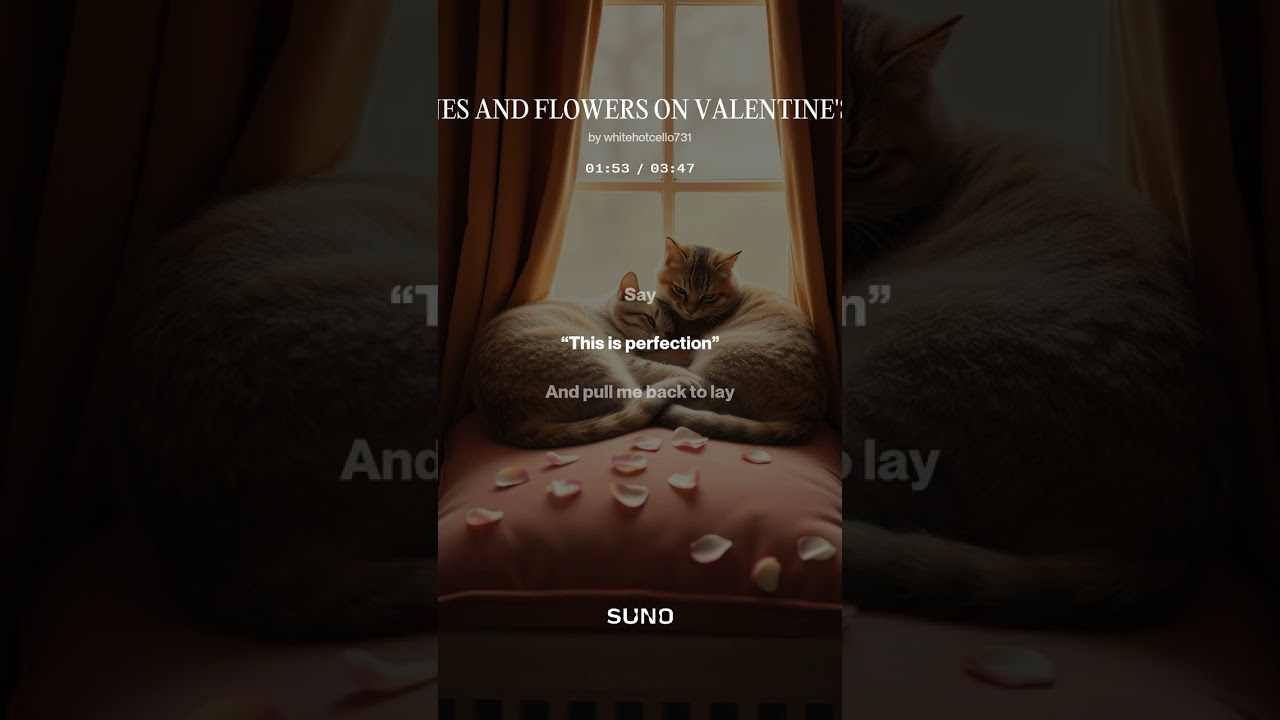 FELINES AND FLOWERS ON VALENTINE'S DAY 44