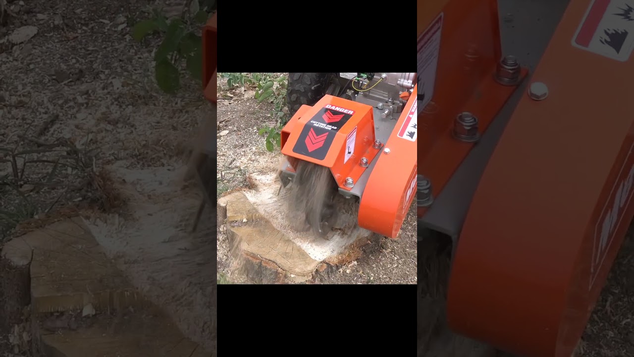 No stump is too big or too small for our Stump Grinder!