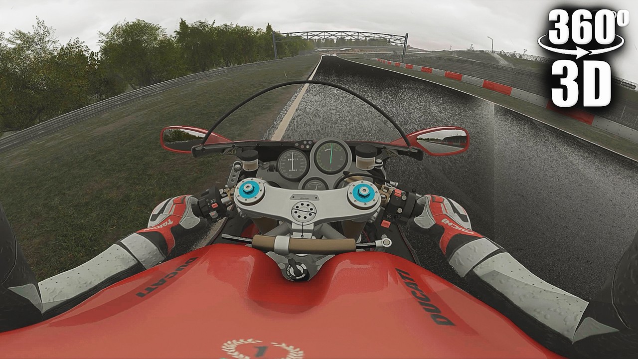 Мотоцикл VR 360º: VR-гонки с Ducati! Опыт от первого лица