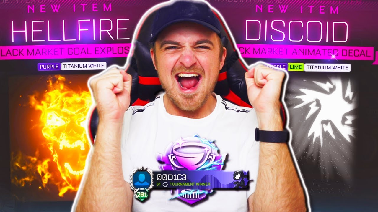A Fan With *BAD LUCK* Gave me Their Rocket League Account & I Got My FIRST *PAINTED* HELLFIRE DROP!