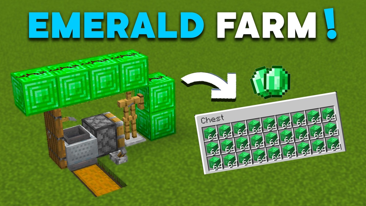 Minecraft 1.21.10 Best Emerald Farm
