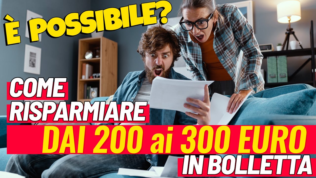 COME RISPARMIARE 200/300 euro ANNUI sull'ENERGIA ELETTRICA TUTTO IN QUESTO VIDEO