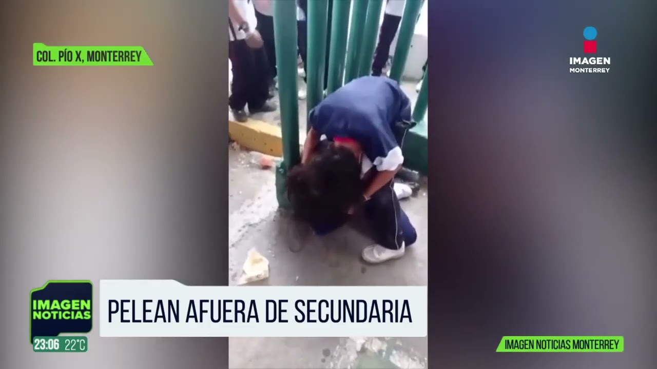 Graban dos peleas entre estudiantes en Monterrey y Ciénega de Flores | Noticias MTY tercera emisión
