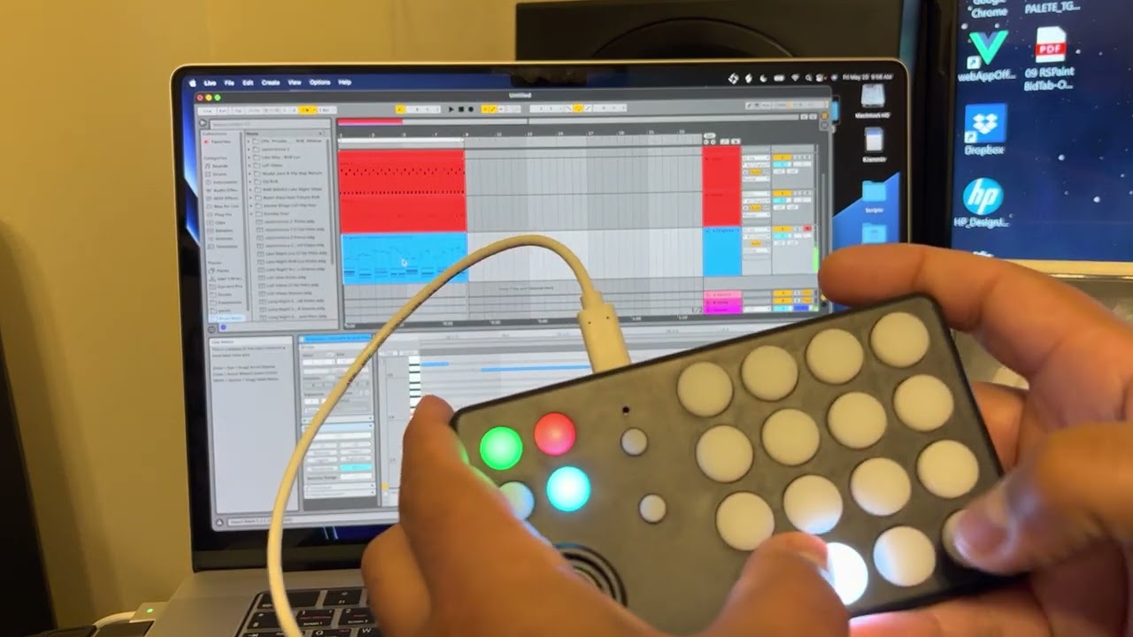 Off Grid Ableton Live 11 MacBook Pro and some plugins w/ JFILT 16 Pads Chords and Progressions book.