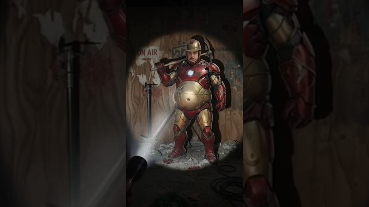 iron man in abandoned 😲 