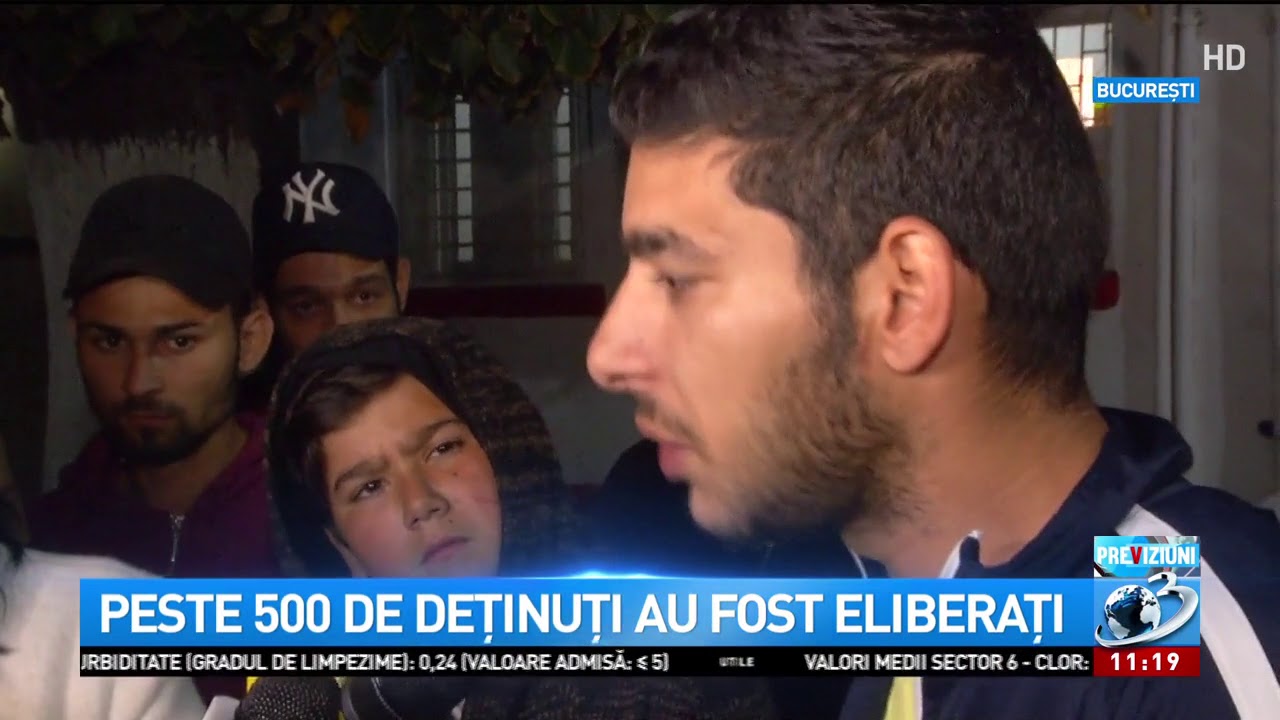 Peste 500 de deținuți au fost eliberați din penitenciarele din țară