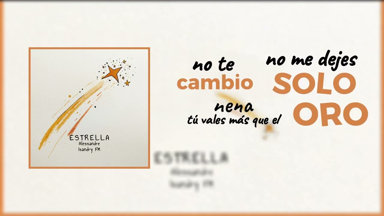 Alessandre Ft. Isandry FM - Estrella [Visualizer]