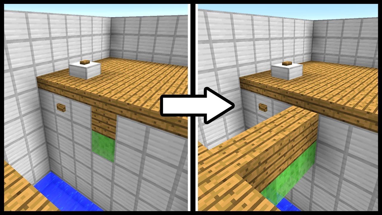 RETRACTABLE MINI BRIDGE! - Minecraft Tutorial