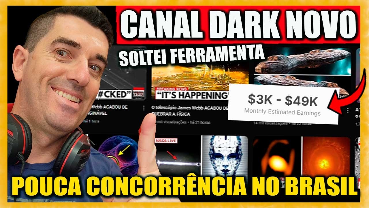 Como Criar um CANAL DARK da GRINGA de Notícias que Bomba Visualizações no Automático