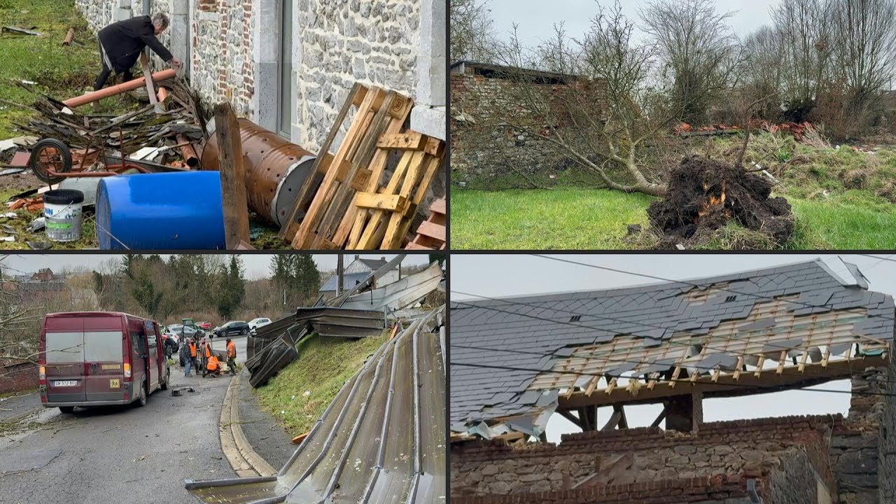 Residents and crews work to clear French town after storm | AFP