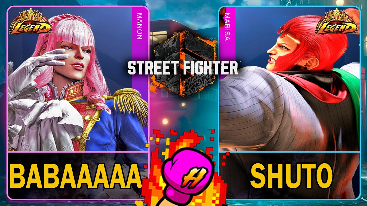 SF6 Babaaaaa (MANON) VS Shuto (MARISA)🥊Street Fighter 6🥊スト6🥊4K 60ᶠᵖˢ