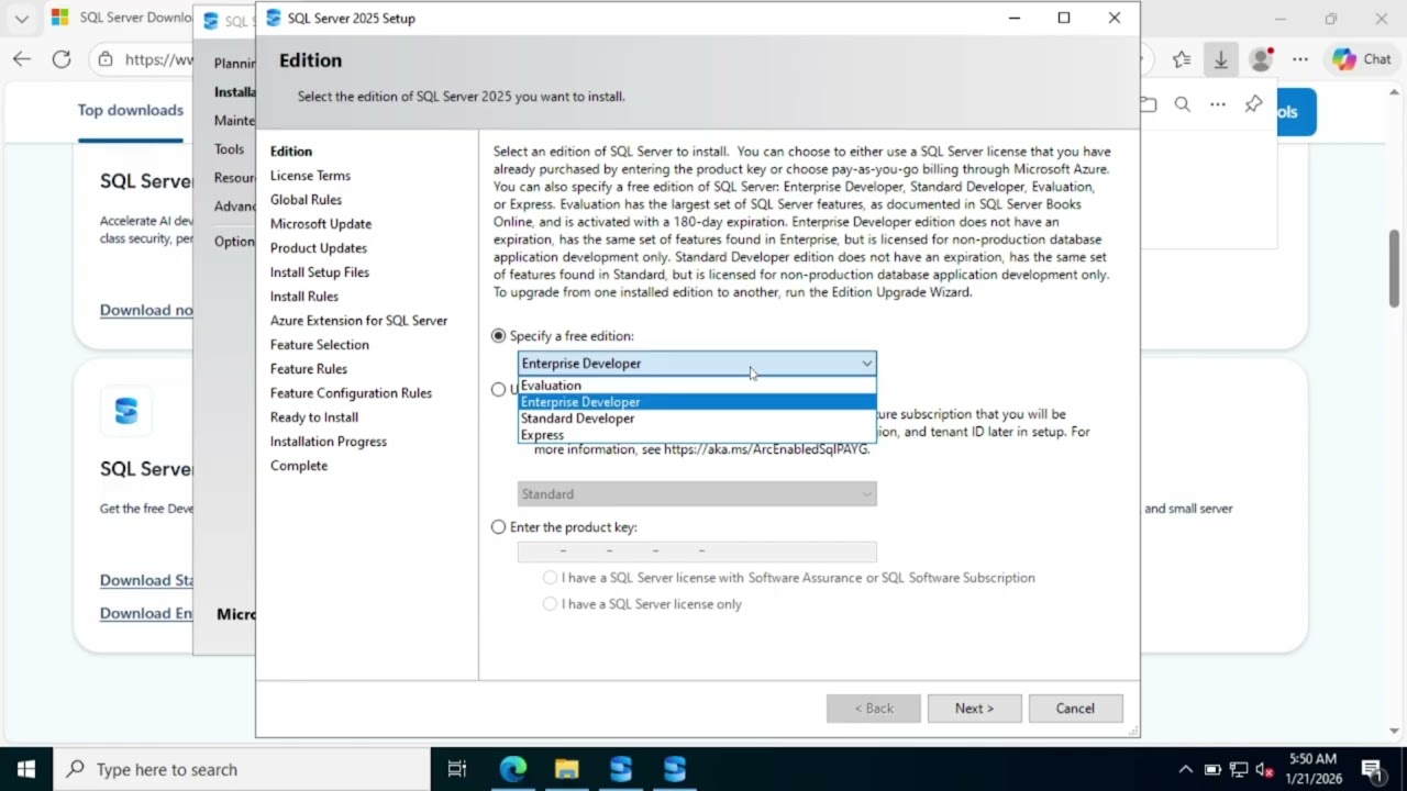 Sql Server Installation Step by step