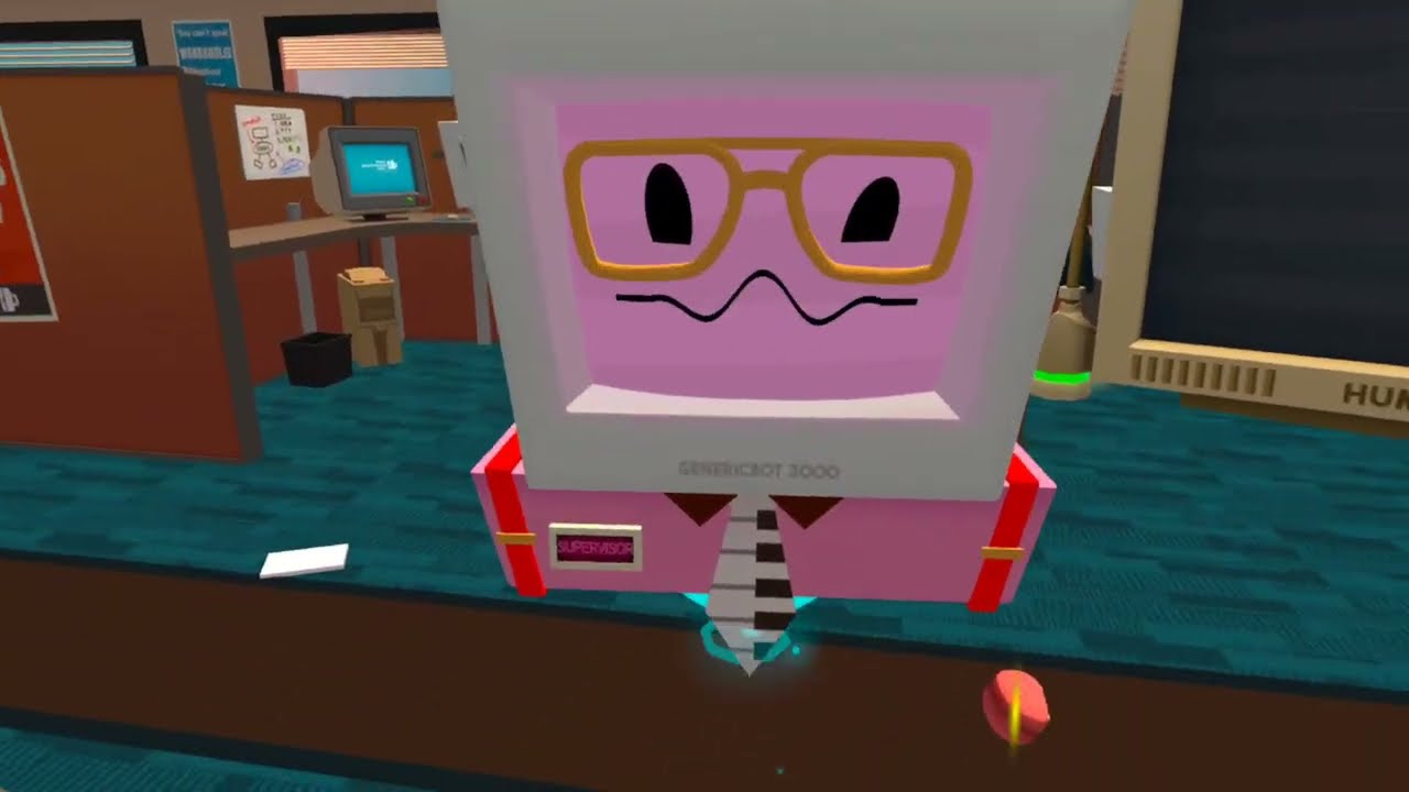 Playing job simulator as an office worker