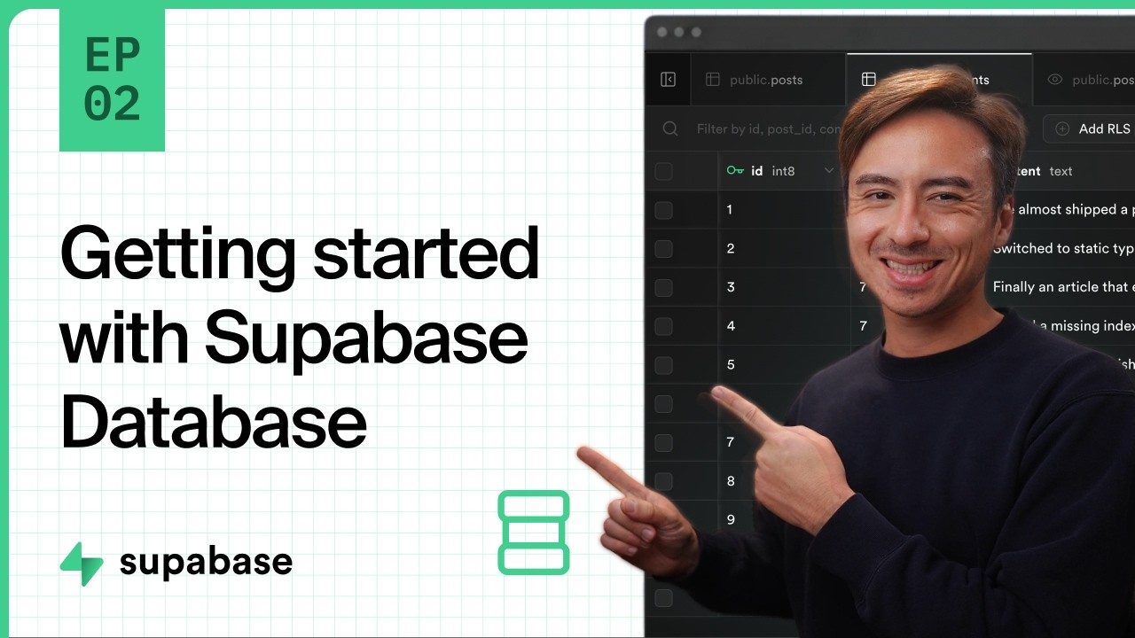 Начало работы с базой данных Supabase