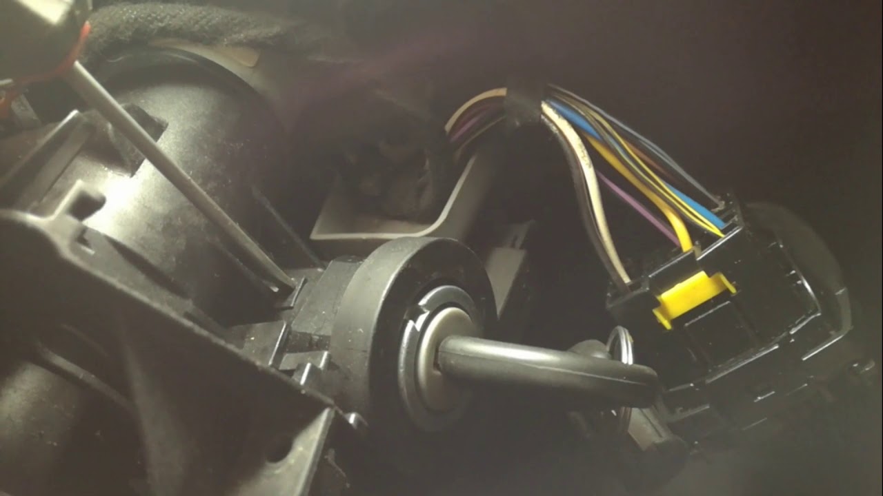 The ignition won't turn off. Replace the ignition lock cylinder! (Opel Astra)
