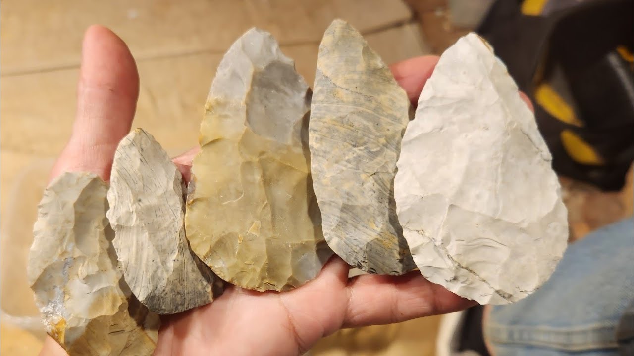1540 - Raw Flint Ridge -  Flintknapping
