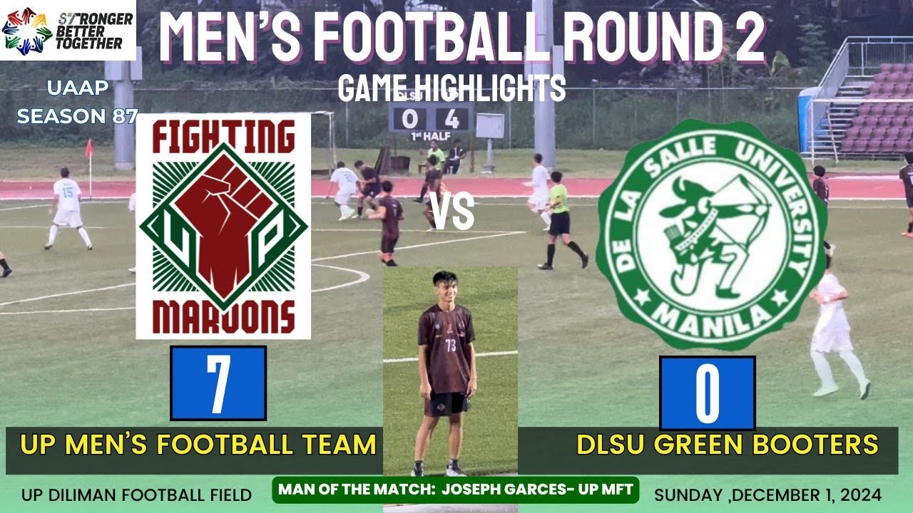 UP Men's Football Team vs. DLSU Green Booters: UAAP Season 87 Men's Football Round 2