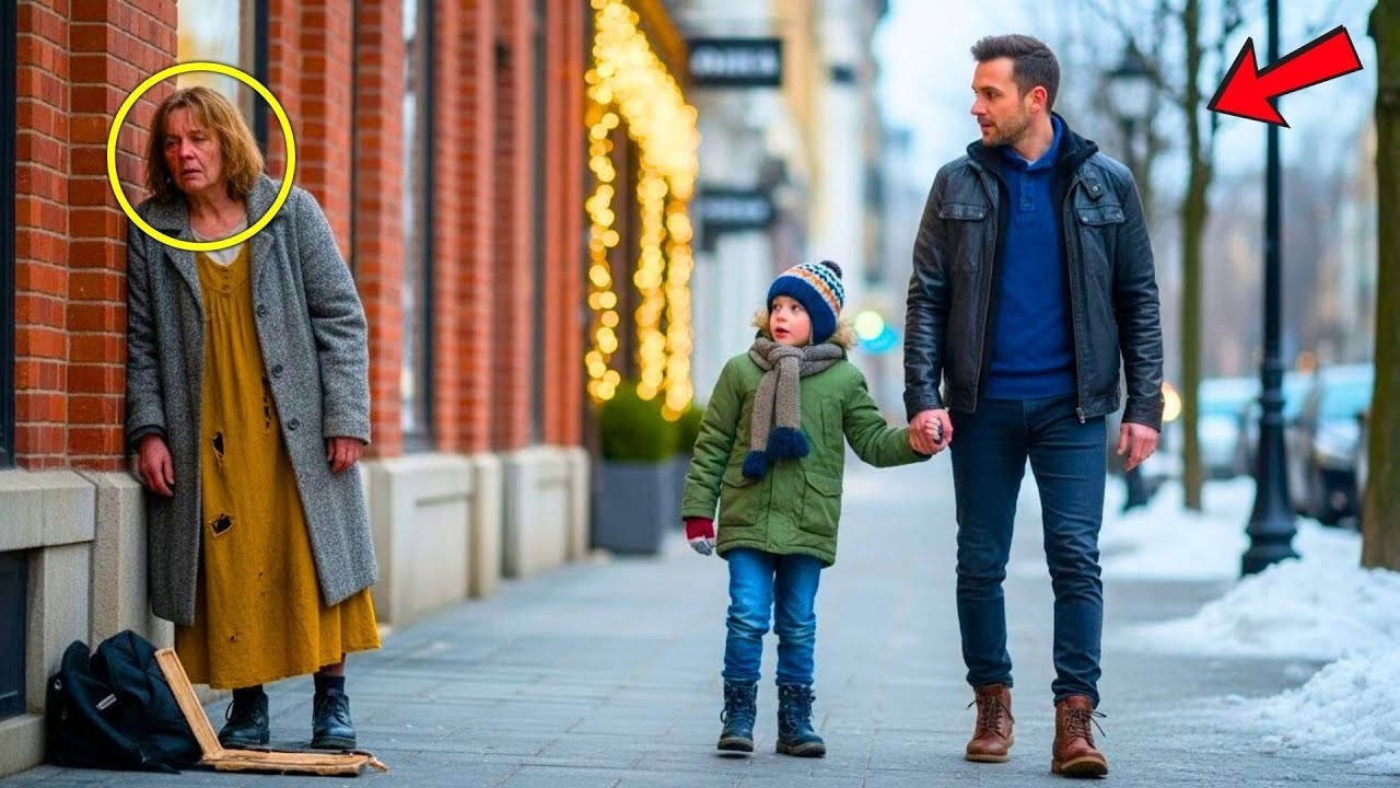Single Dad Ignored a Beggar Then His Son Whispered Dad That’s Mom   EOM STORIES