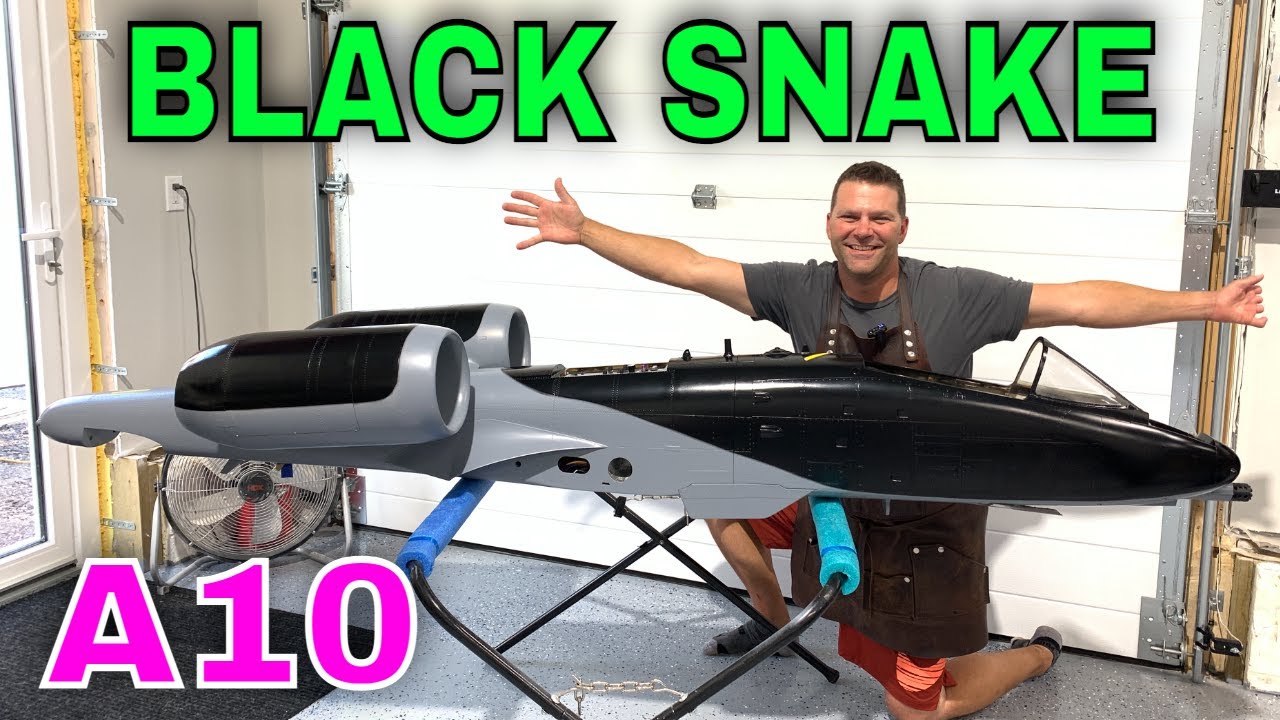 PAINTING COMPLETE - A-10 Black Snake by Skymaster A10