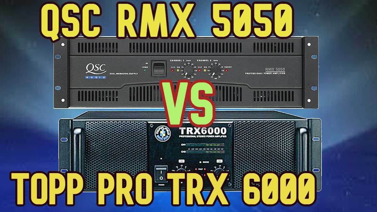 QSC RMX 5050   VS  TRX 6000 💥PRUEBA DE SONIDO 💪✨