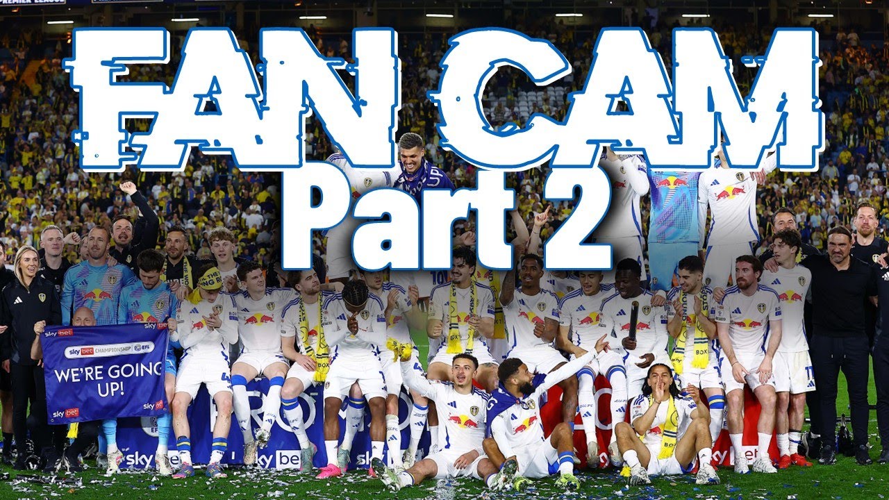 PARTY AT LEEDS! Lap of honour and promotion celebrations | Fan Cam Part 2
