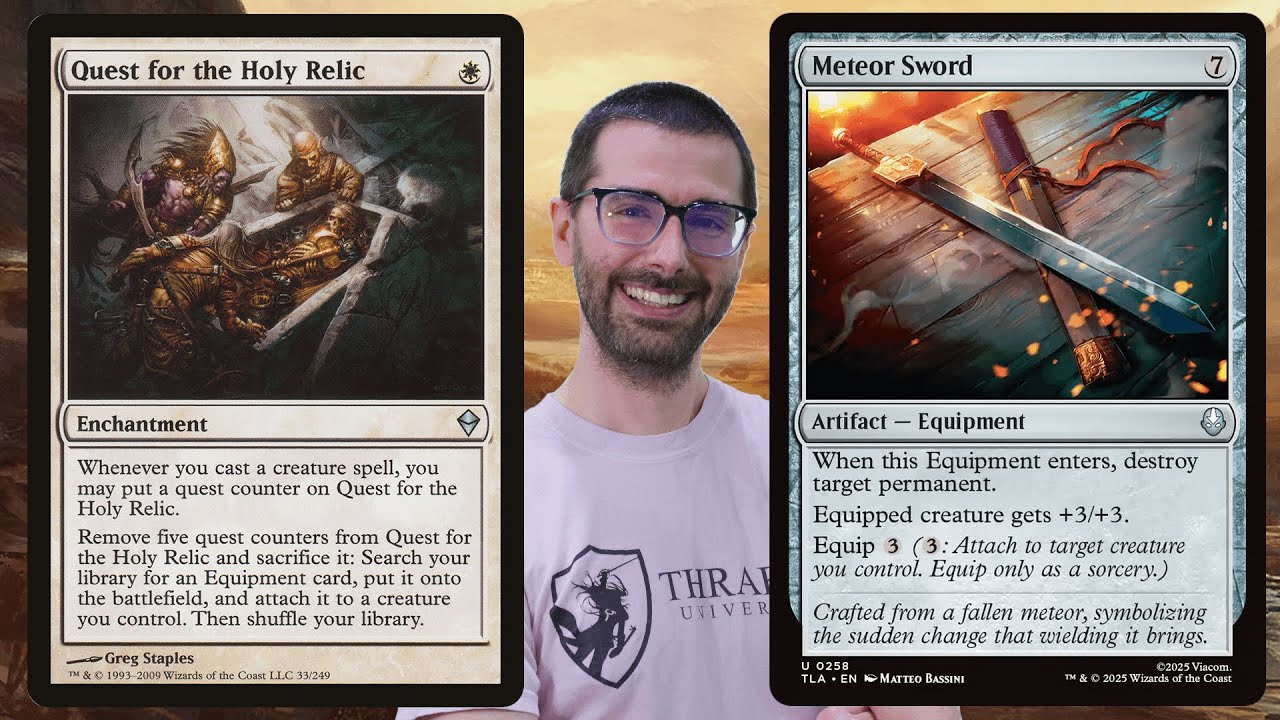 GETTING THE BIG EQUIPMENT! Legacy Quest for the Holy Relic MTG