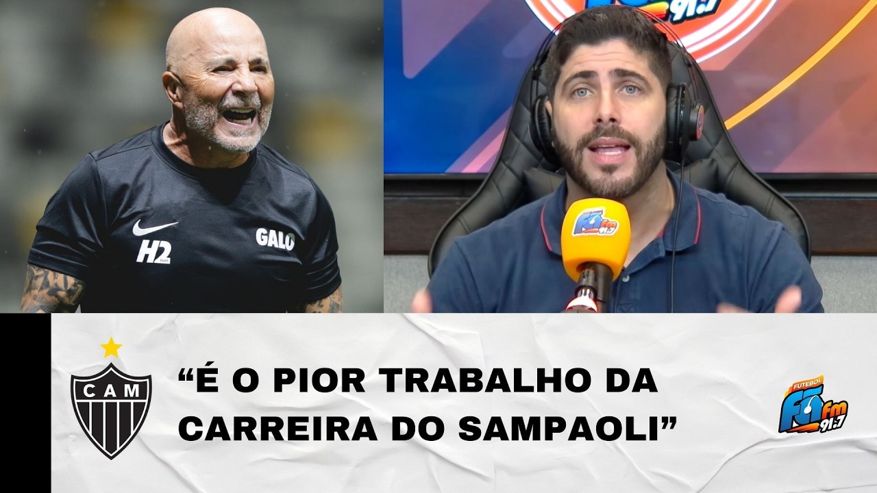 CAIU! COMENTARISTAS DA FÃ REPERCUTEM DEMISSÃO DE SAMPAOLI NO ATLÉTICO