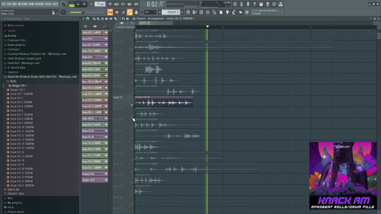 FREE DOWNLOAD | Afrobeats Loop Kit/Sample Pack ( 20+ Afrobeat Drum fills & Rolls) - 
