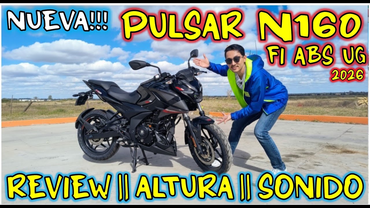 ▪️Nueva Pulsar N160 FI ABS UG 2026 || La moto que te dara toda la diversion!!