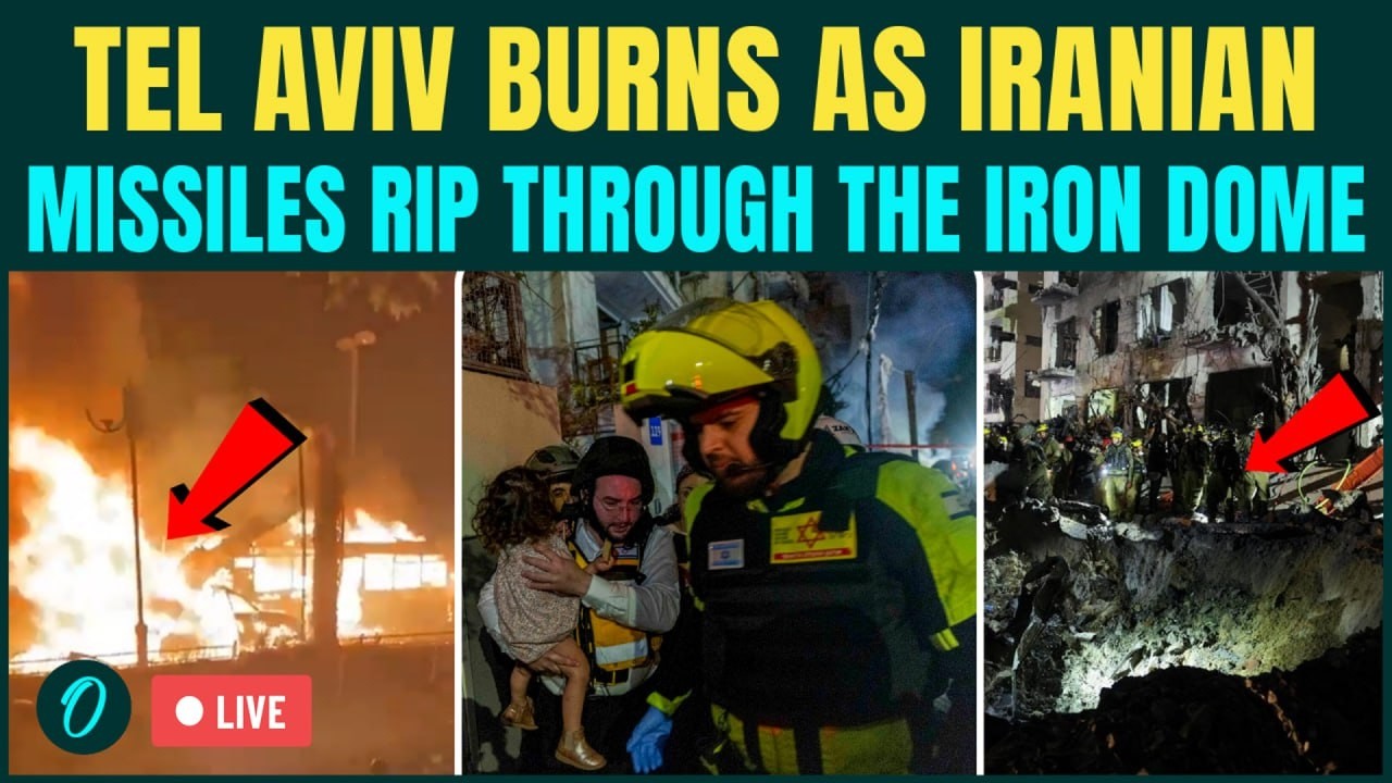 TEL AVIV UNDER IRANIAN ATTACK LIVE: Iranian Missiles RAIN DOWN ON Israel After Khamenei’s Death
