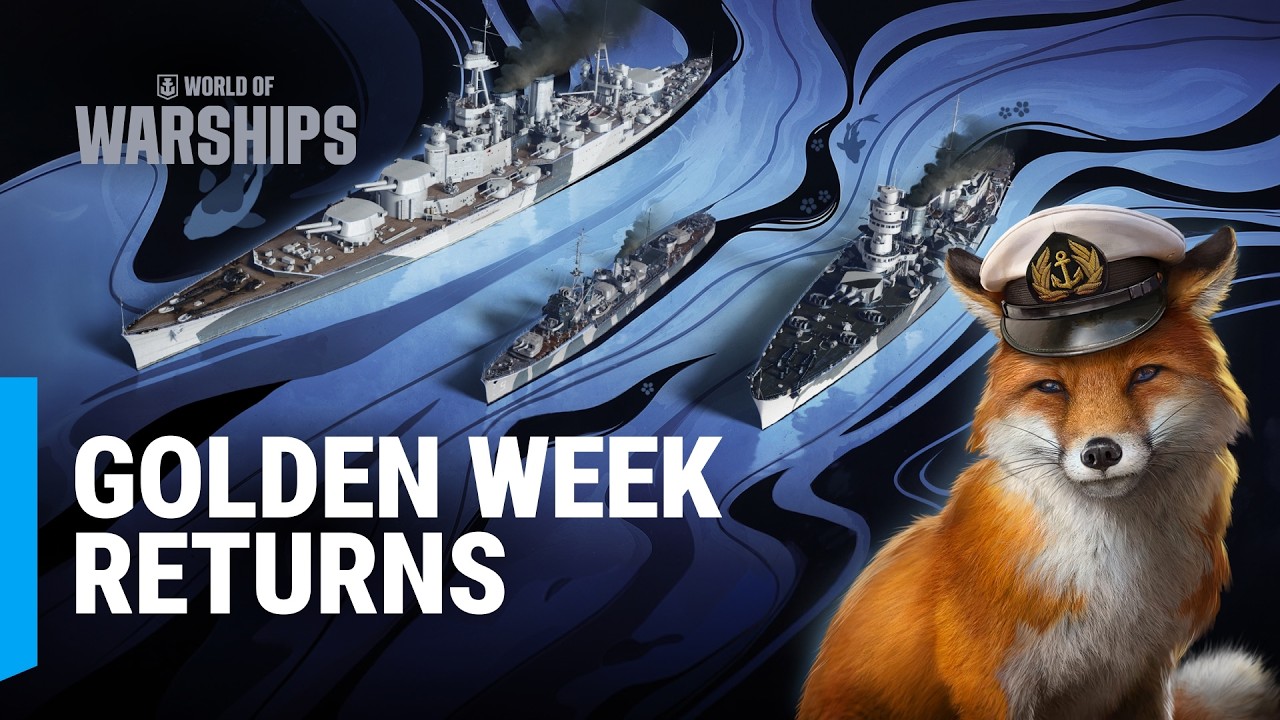 Golden Week Festivities Begin in World of Warships!