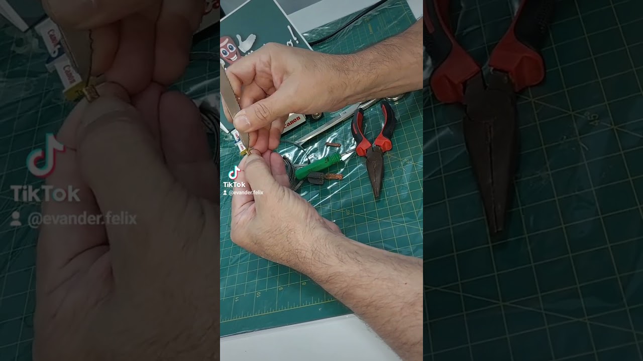 Autorama - Como trocar ou reaproveitar os contatos(cordoalha chata), do carrinho de autorama.