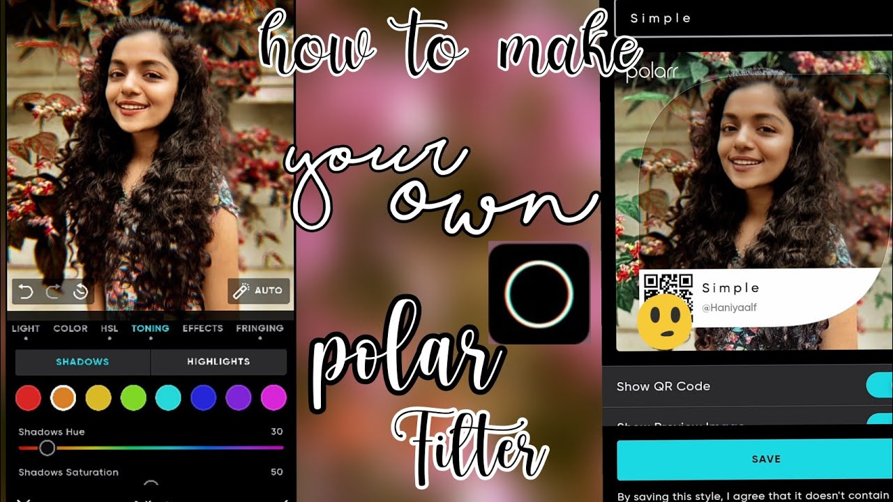How to make your own polar filter + QR code | alll queen