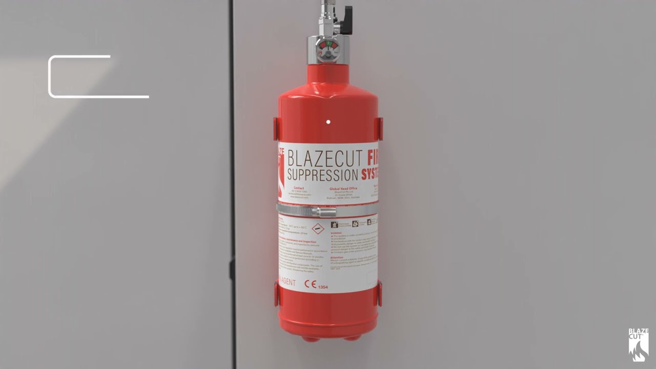 BlazeCut C Series DLP for Electrical Cabinets LPCB & CE Certified Fire Suppression Systems