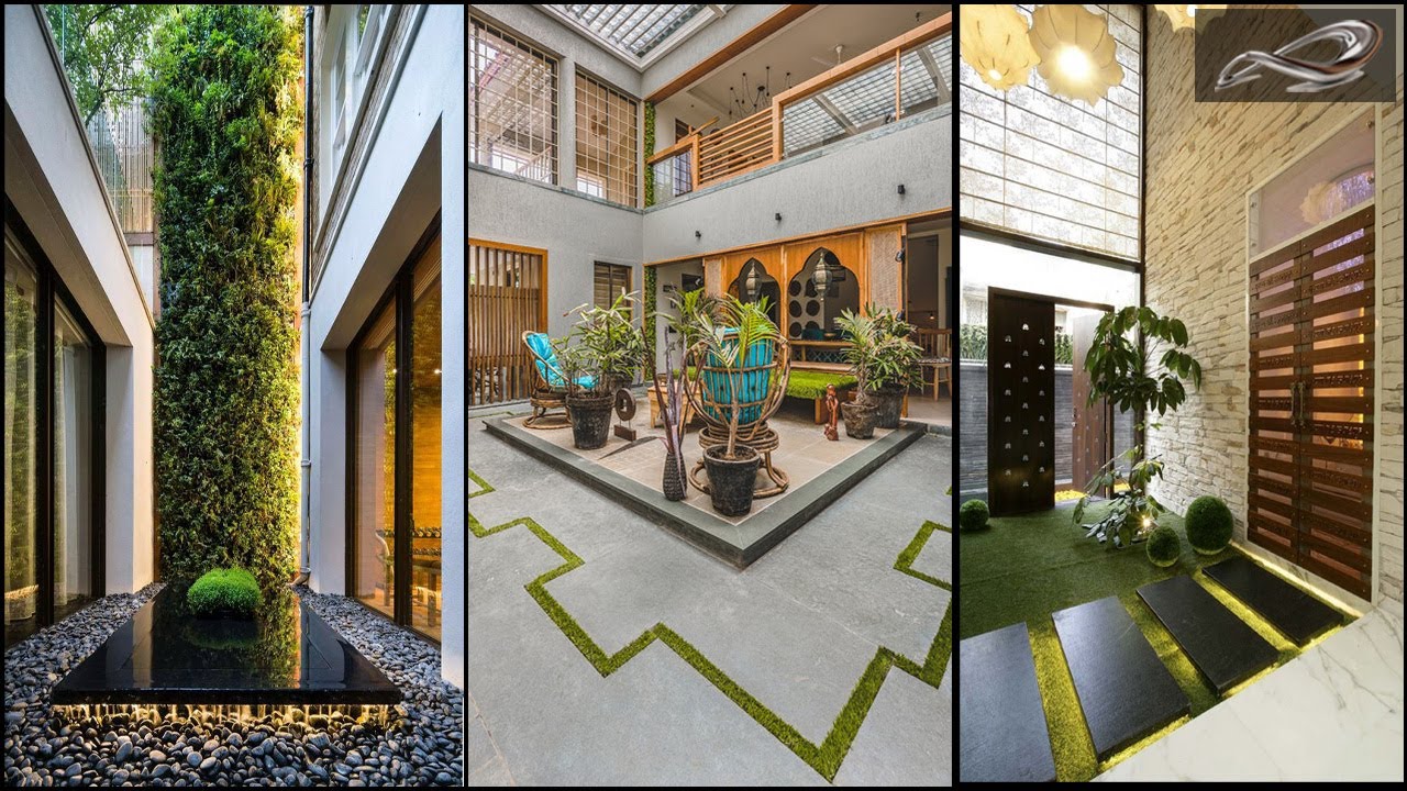 200 Modern Indoor Courtyard Garden Ideas | Interior patio designs | Small Indoor Green Area | I.A.S.