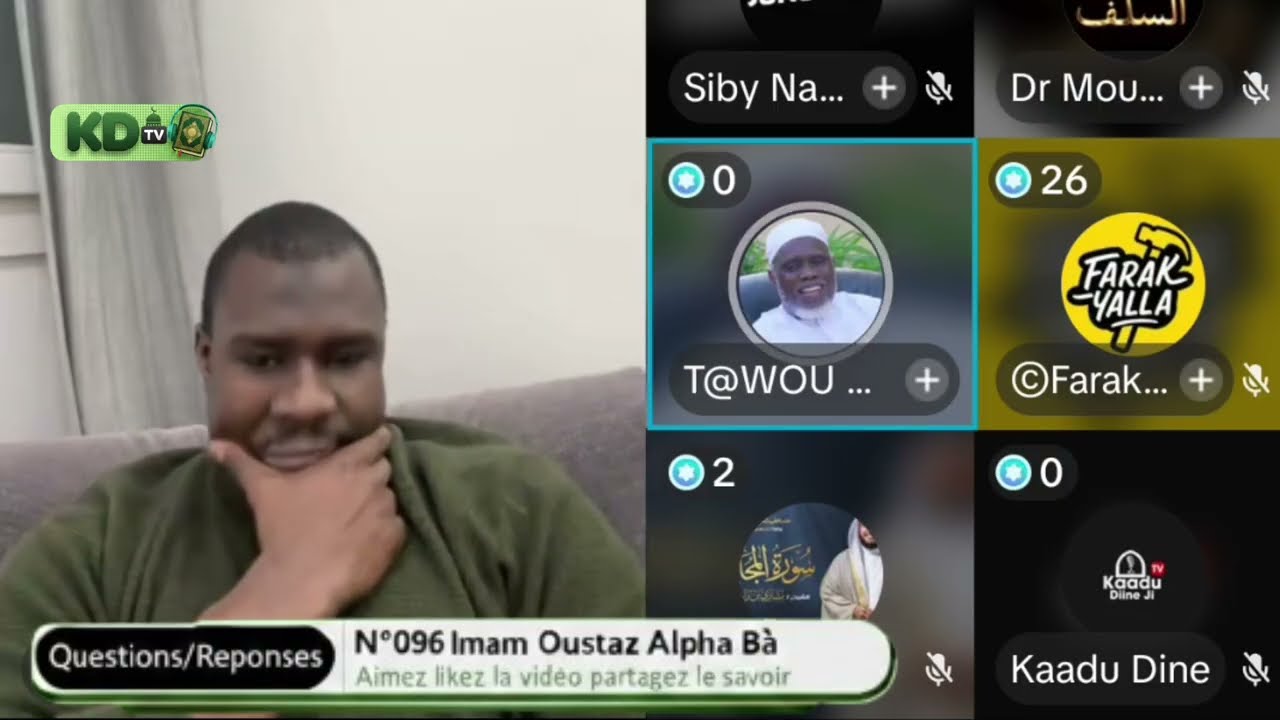 Questions/Réponses N°096 - Parole aux auditeurs ci Tontou Ay Laadj | Imam Oustaz Alpha BA 